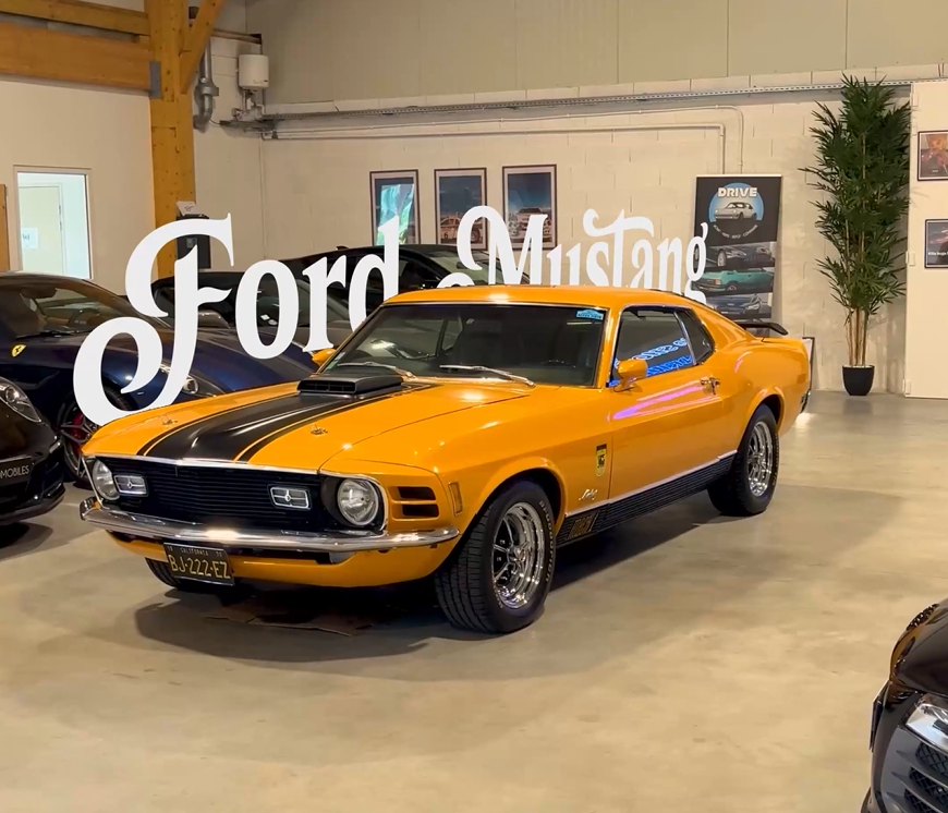 image vidéo ford mustang